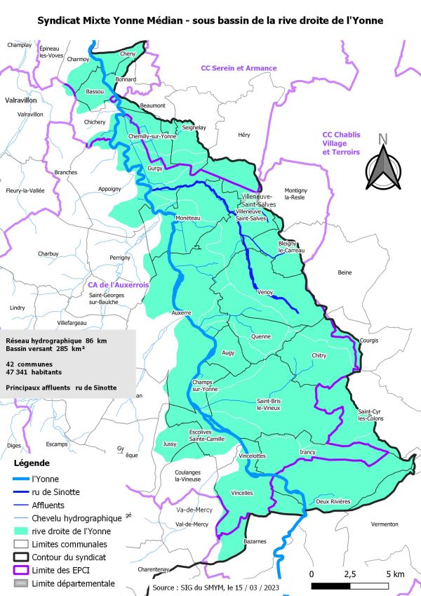 La rive droite de l'Yonne - Syndicat Mixte Yonne Médian